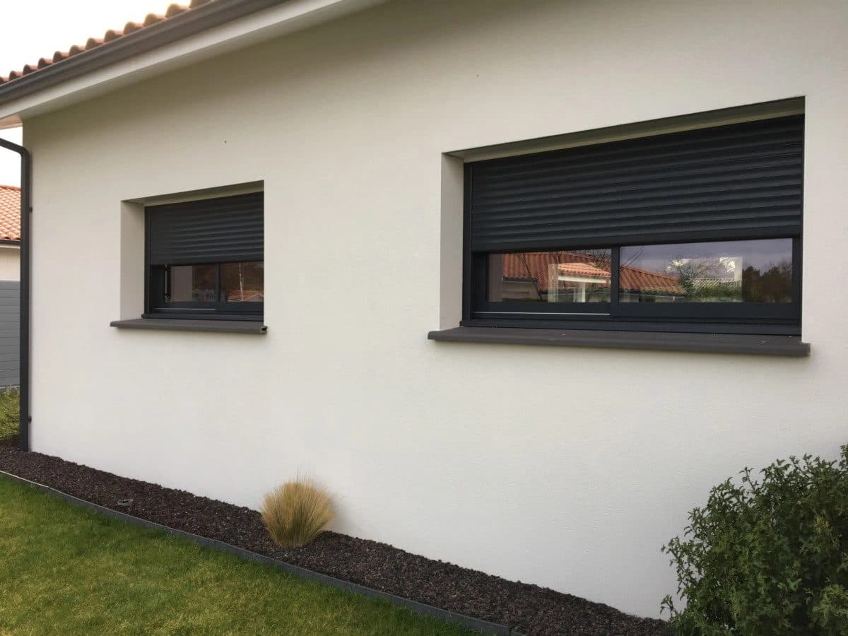 Volets roulants aluminium installés par MAK Vision à Bruxelles
