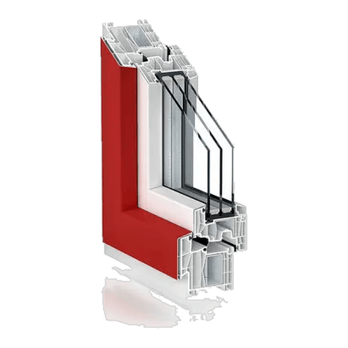 Châssis PVC Kömmerling 88MD AluClip