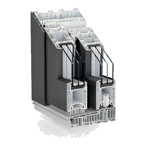 Profilé PremiDoor 76 AluClip